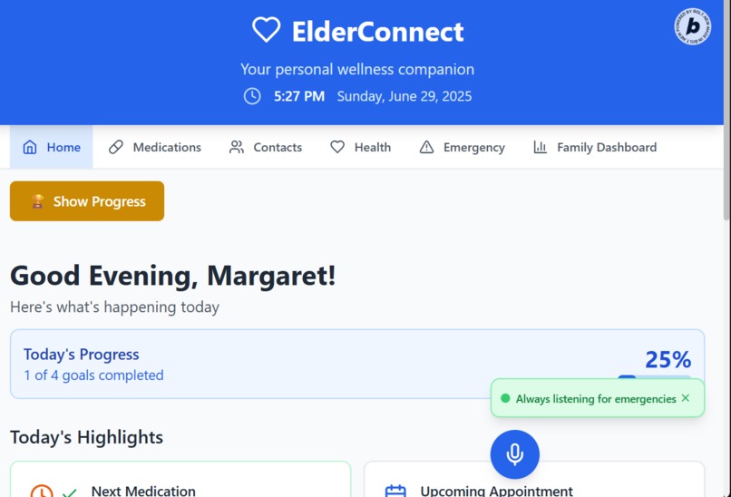 ElderConnect – screenshot 1