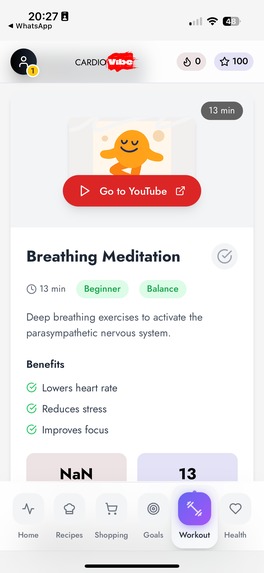 Cardio Vibe  – screenshot 4