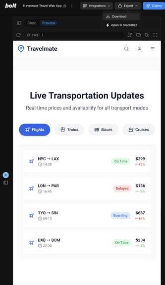 Travelmate – screenshot 1