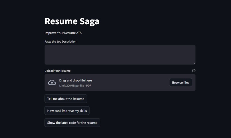 Resume Saga – screenshot 1