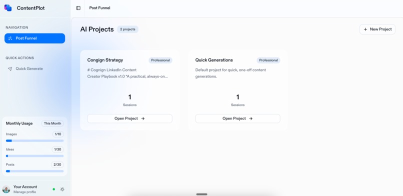 ContentPlot  – screenshot 1