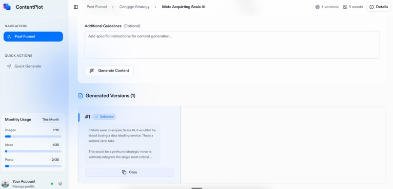 ContentPlot  – screenshot 2