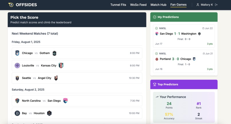 Offsides - A Women's Soccer Fanzone – screenshot 6