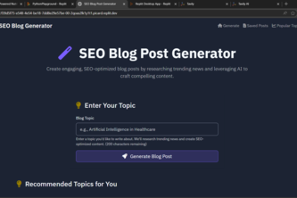 SEO Blog Generator