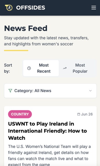 Offsides - A Women's Soccer Fanzone – screenshot 13