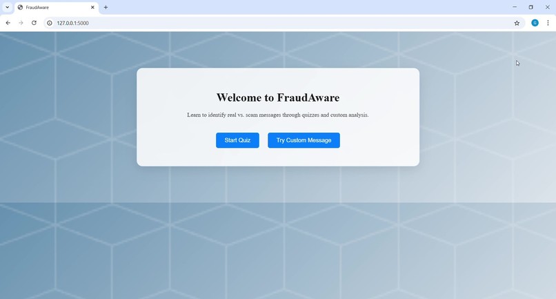 FraudAware – screenshot 1