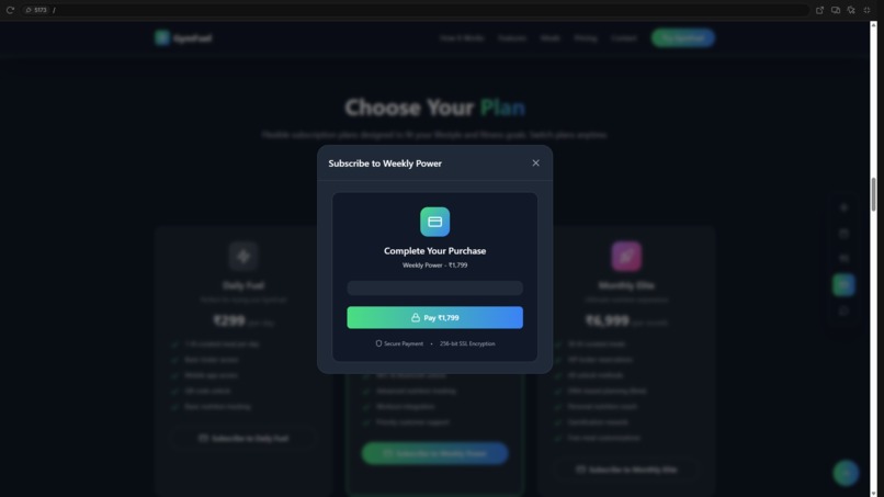 gymfuel – screenshot 1