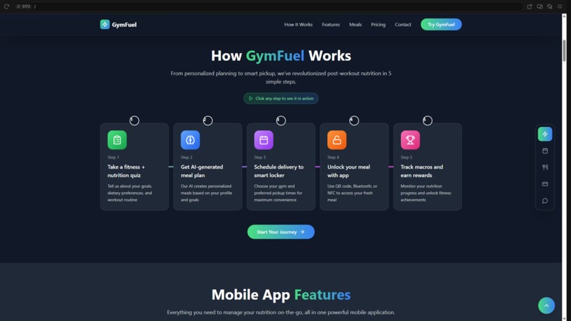 gymfuel – screenshot 2