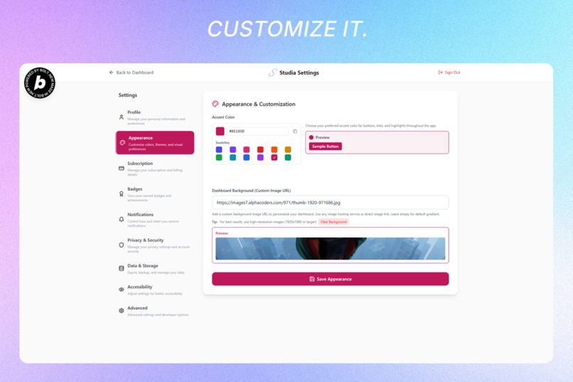 Studia – screenshot 2