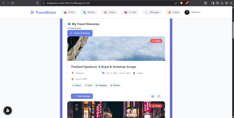 TravelShare – screenshot 9