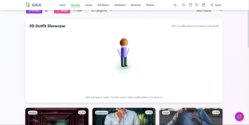 GAIA: Emotional Commerce x Ecological Regeneration – screenshot 3