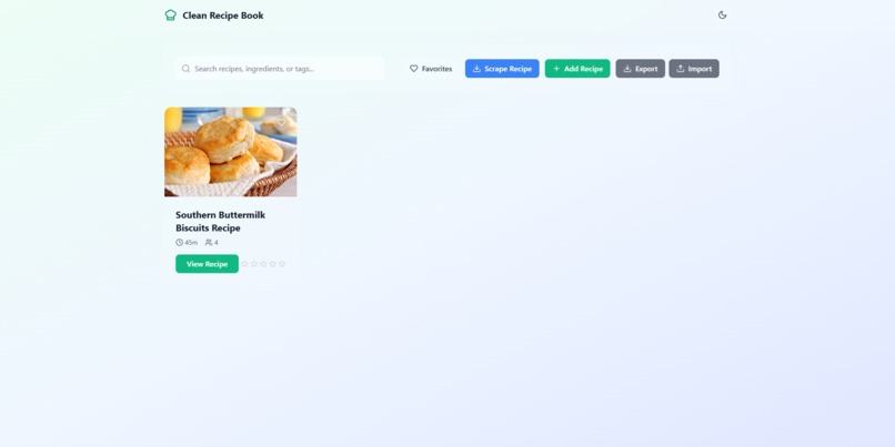 Clean Cook Book – screenshot 1