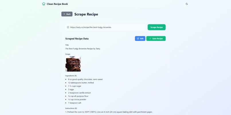 Clean Cook Book – screenshot 2