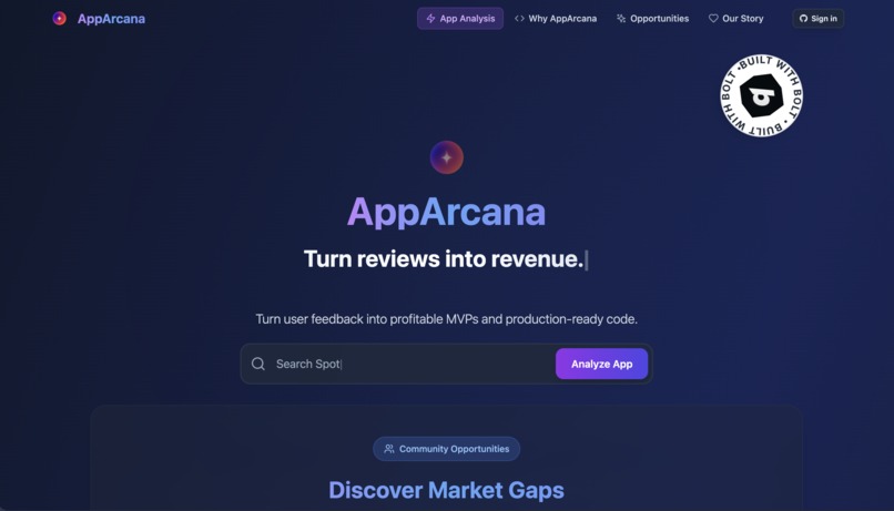AppArcana – screenshot 1