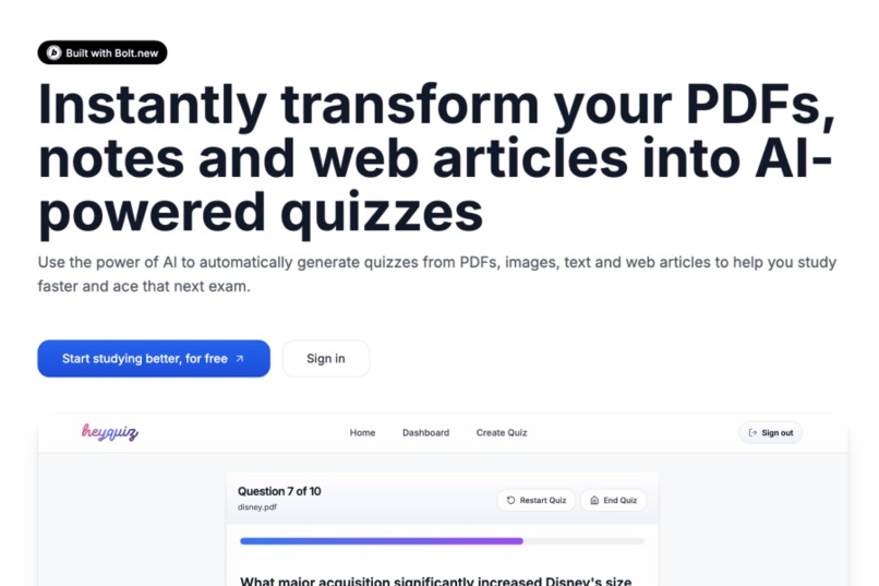 heyquiz – screenshot 1