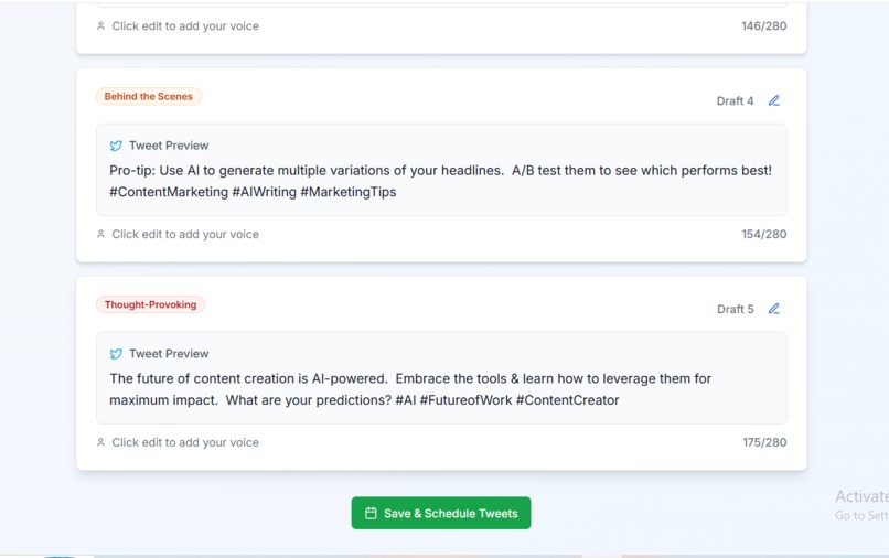 Content Creator Assistant – screenshot 4