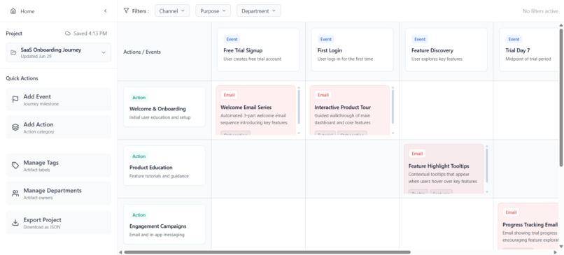 User Journey Planner – screenshot 3