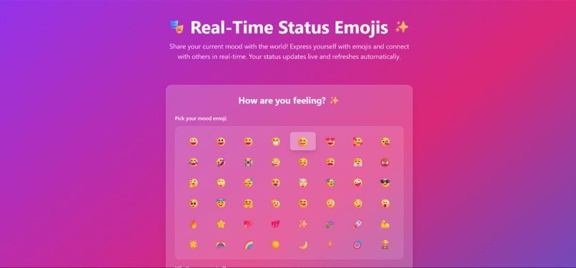 Real-Time Status Emojis – screenshot 1