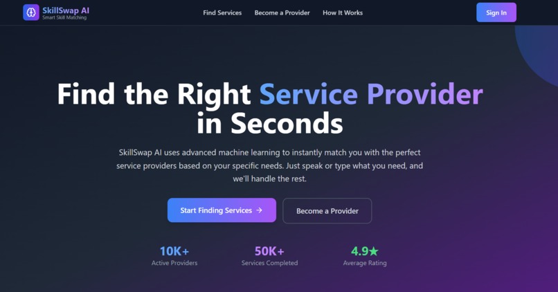 SkillSwap AI – On-Demand Skill Matching Assistant – screenshot 6