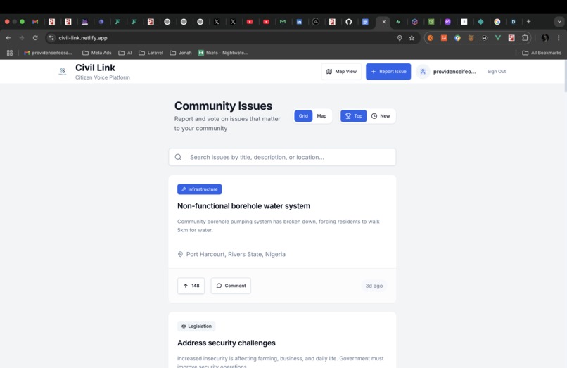 Civil Link – screenshot 1