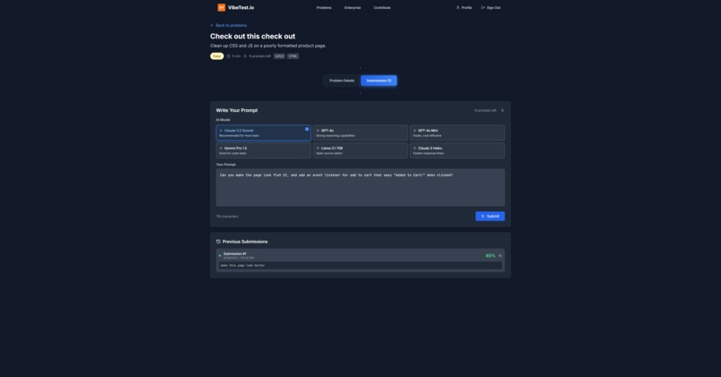 vibetest.io – screenshot 3