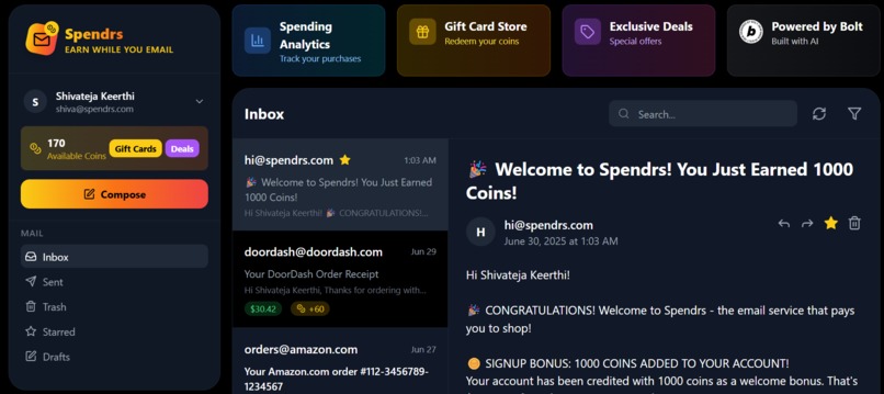 Spendrs – screenshot 2