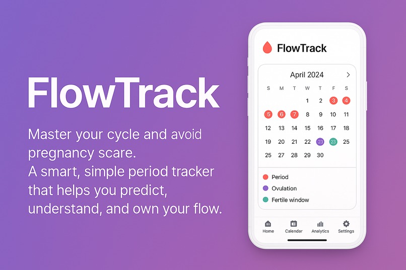 Flow tracker app  – screenshot 1