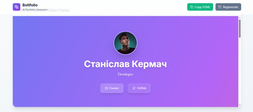 Boltfolio – screenshot 1