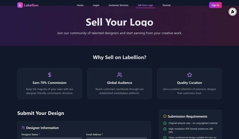 Labellion – screenshot 1