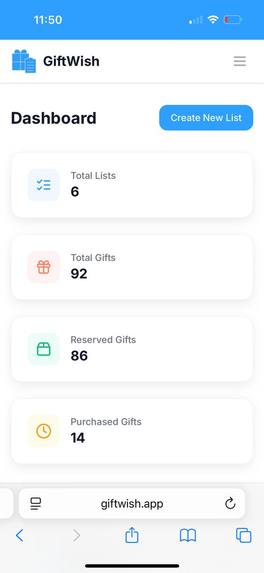 GiftWish App – screenshot 3