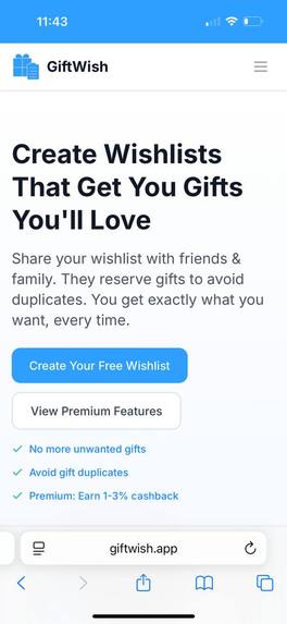 GiftWish App – screenshot 6