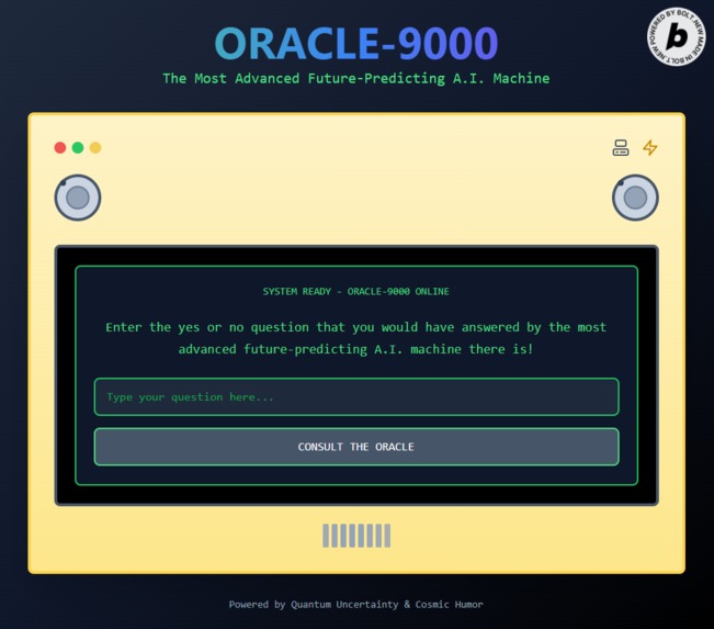 The Oracle-9000 – screenshot 1