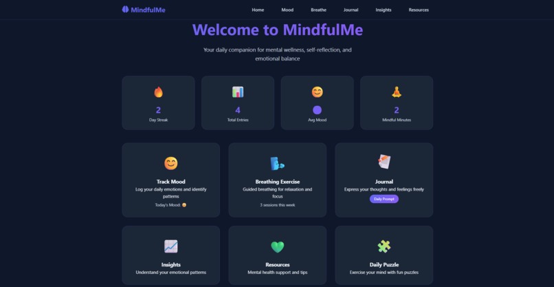 MindfulMe - Your Mental Health Companion – screenshot 1