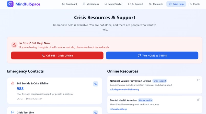 MindfulSpace – screenshot 1