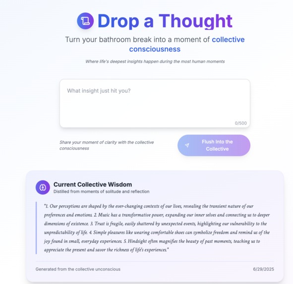 Drop A Thought – screenshot 1