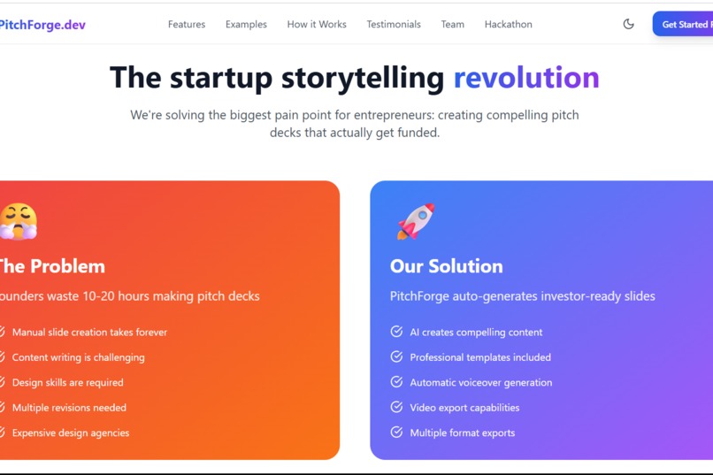 PitchForge.dev – screenshot 4