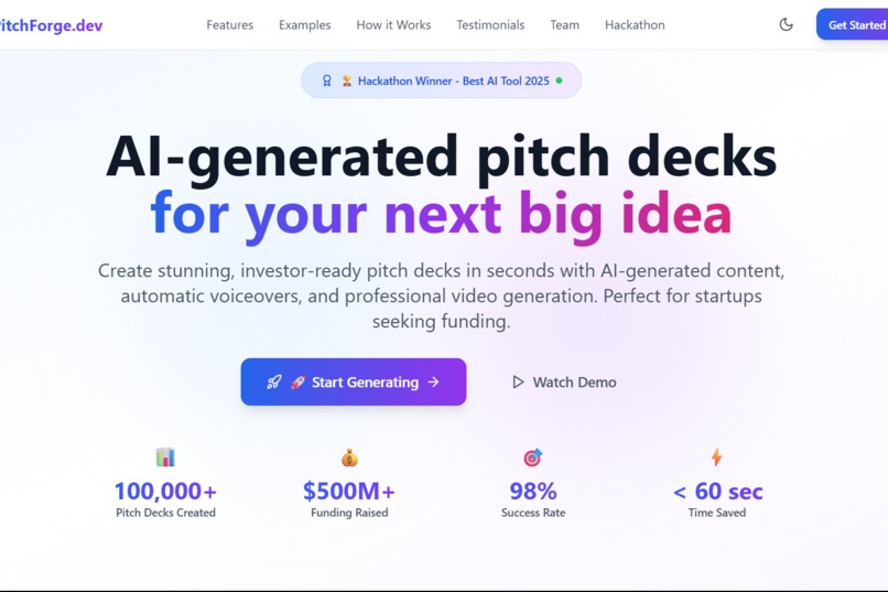 PitchForge.dev – screenshot 5