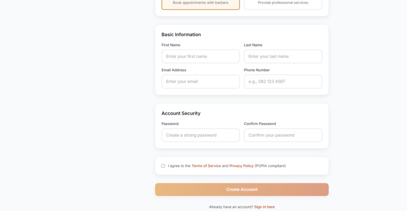 BarberConnect – screenshot 4