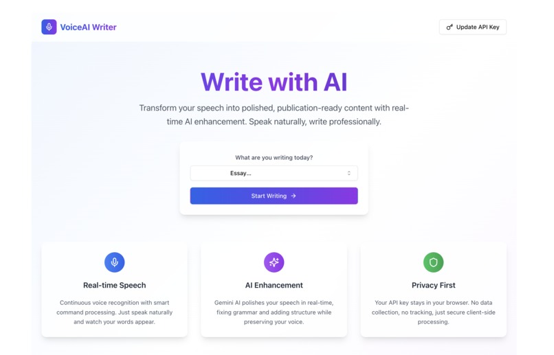 VoiceAI – screenshot 1