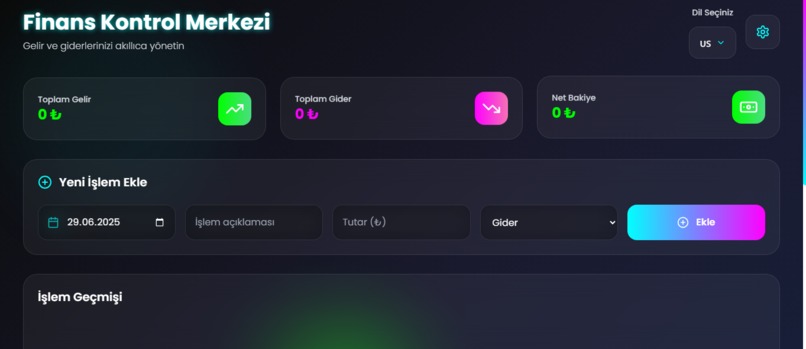 Kişisel Finans Takip – screenshot 1