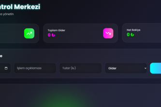 Kişisel Finans Takip