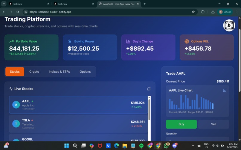 AlgoPayX – screenshot 3