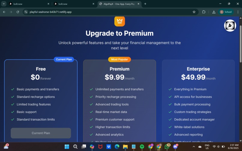 AlgoPayX – screenshot 4