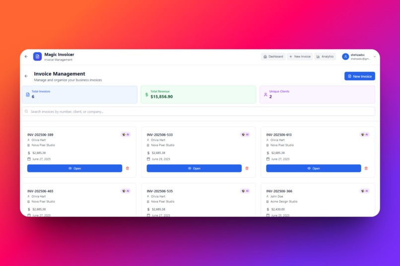 Magic Invoicer – screenshot 5