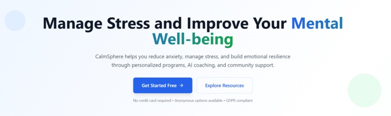 CALM SPHERE – screenshot 1