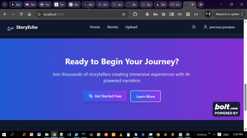 storyEcho – screenshot 2