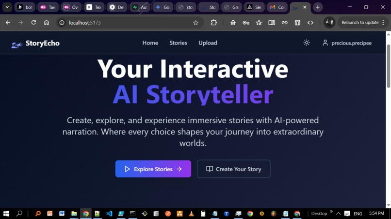 storyEcho – screenshot 1