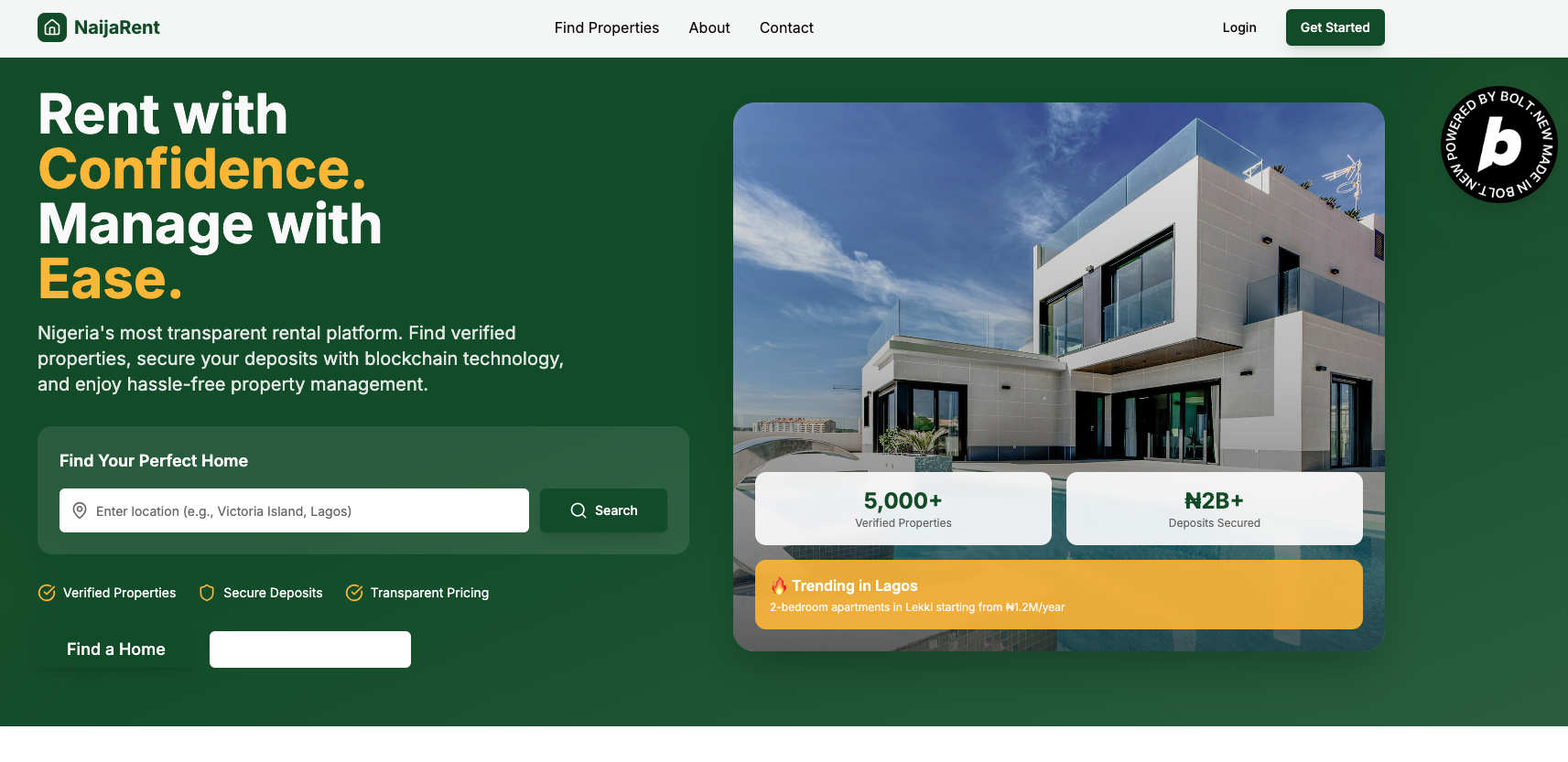 NaijaRent: The Honest Rental & Property Management Platform. | Devpost