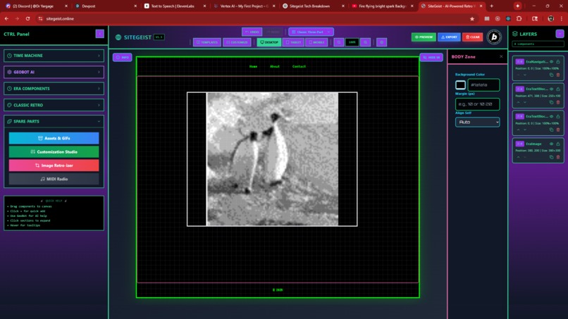 Sitegeist – screenshot 3