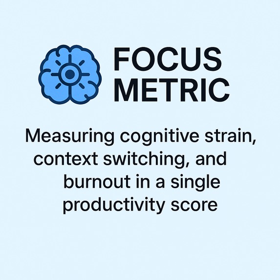 Focus Metric  – screenshot 1